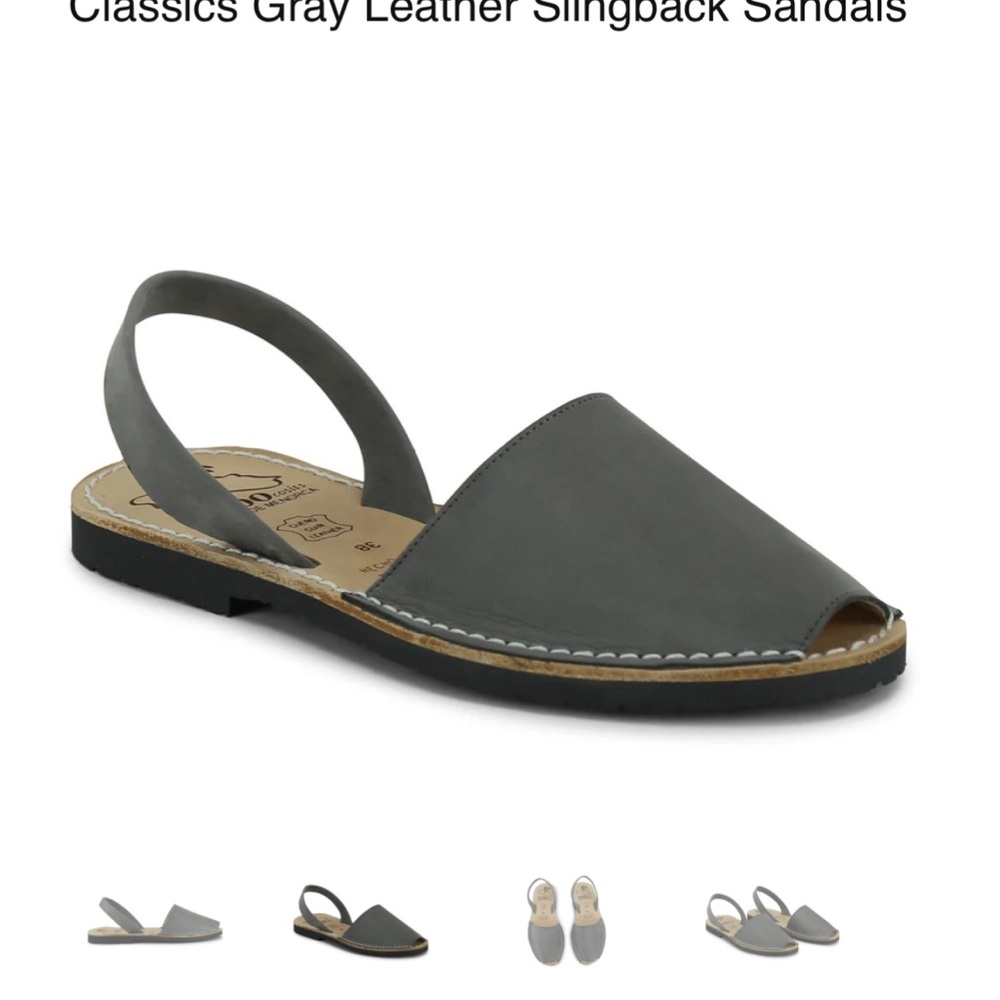 MIBO AVARCAS WOMEN'S CLASSICS LEATHER SLINGBACK SANDALS